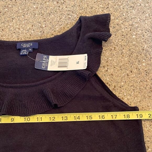 CHAPS Summer Sweater Tank Top Barbados *NWT* - Picture 9 of 10